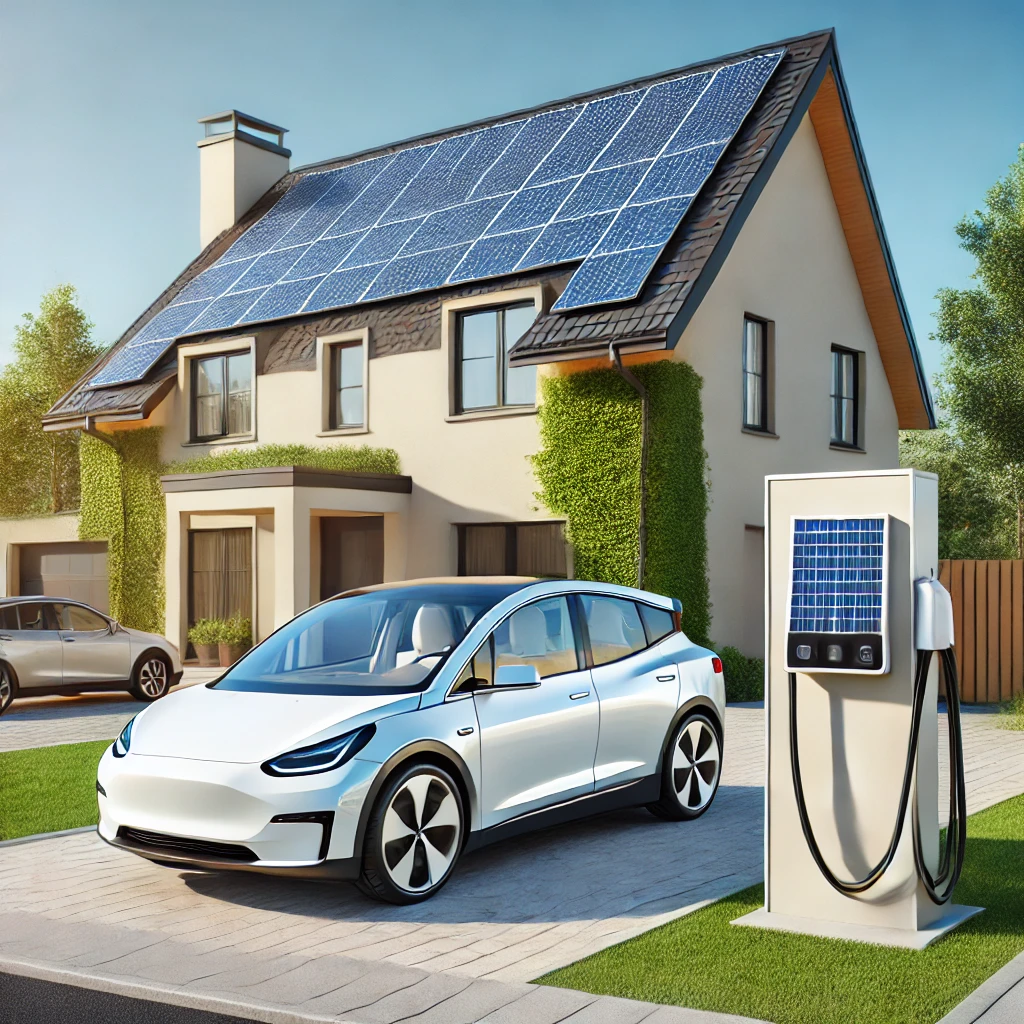 Cargador solar para coche eléctrico en Rota